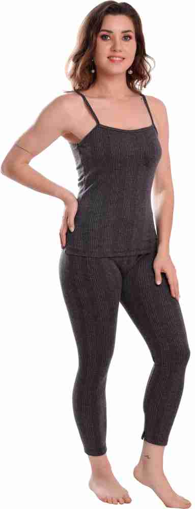 CITIZEN Thermal Winter Inner Wear Sleeveless Top & Pajama Set For