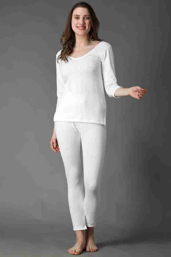 Wearslim Womens Cotton Quilted Winter Lightweight Thermal Underwear for  Women Long Johns Set with Fleece Lined Soft Warmer - Price History