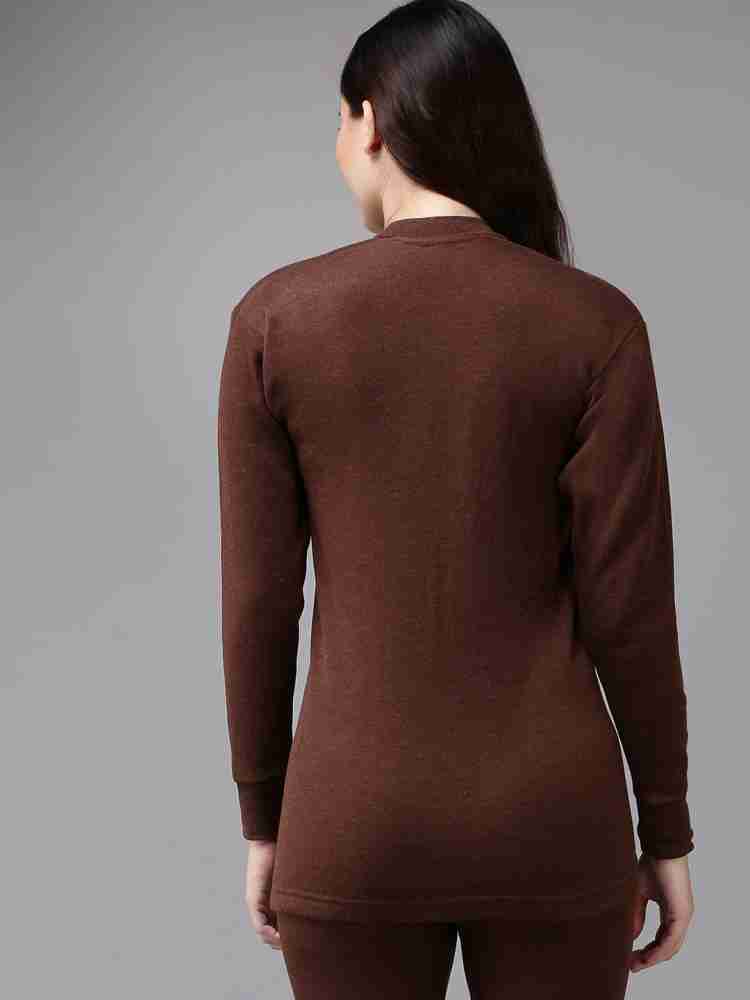 Buy Brown Thermal Wear for Women by LUX COTT'S WOOL Online