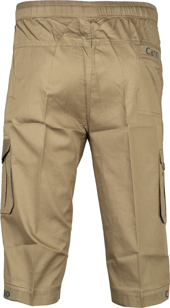 Three Quarter Pants Men 3 Quarter Pants Fashion Print Casual Shorts Cropped  3/4 Pants M-4XL