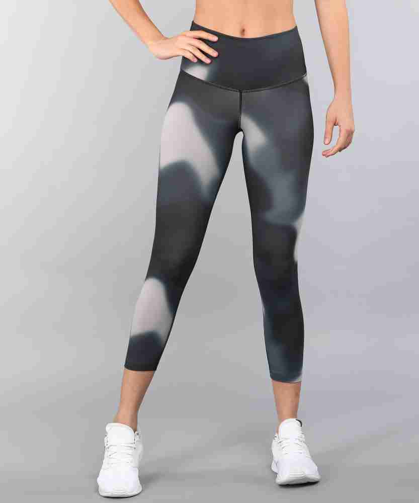 NIKE Printed Women Black Tights - Buy NIKE Printed Women Black Tights  Online at Best Prices in India