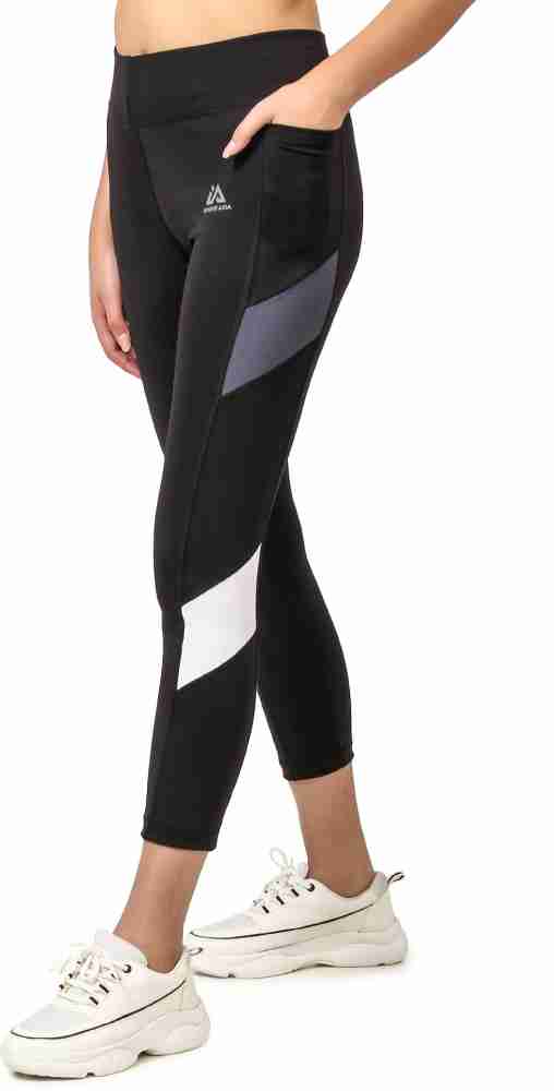 Giri Clothing Color Block Women Black, Grey, White Tights - Buy Giri Clothing  Color Block Women Black, Grey, White Tights Online at Best Prices in India