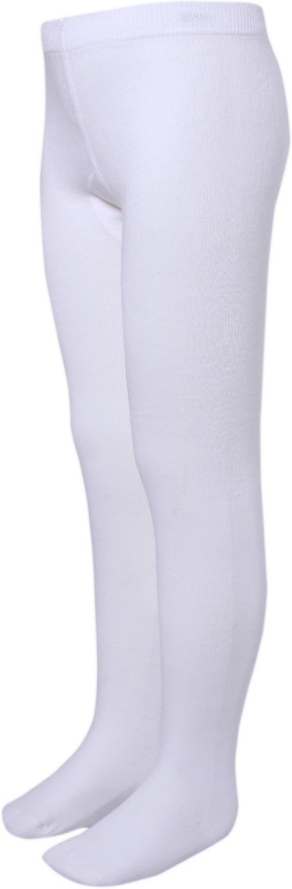 Summer Solid White Tights For Children Girls Thin Pantyhose