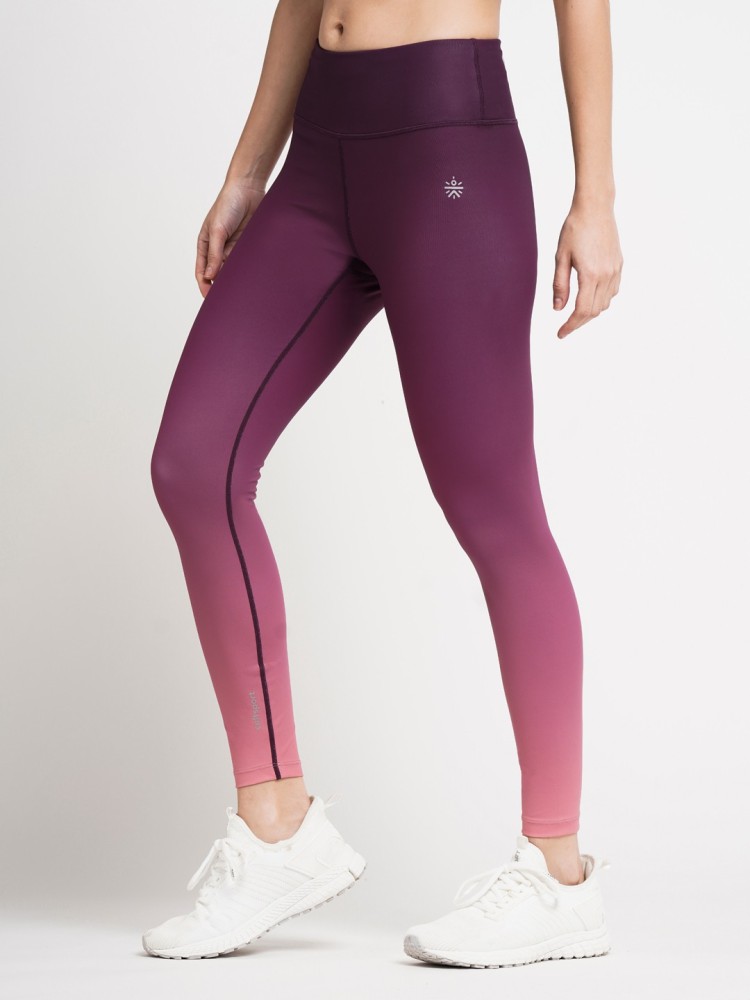 Cultsport Solid Women Maroon Tights - Buy Cultsport Solid Women Maroon Tights  Online at Best Prices in India