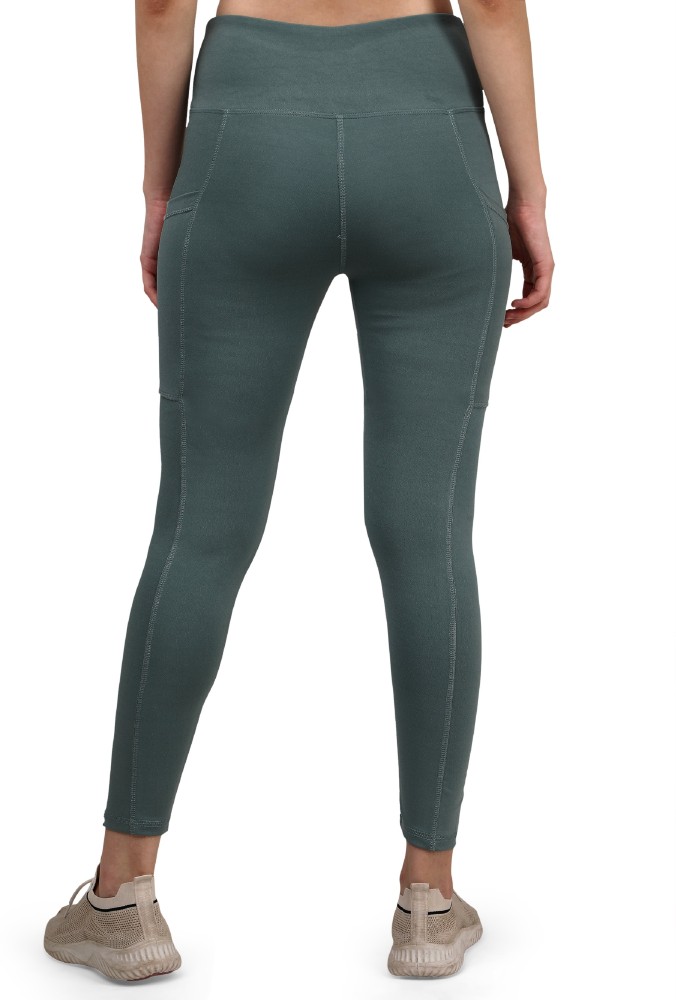 EHA Gym wear Side Pocket Leggings Workout Pants /Stretchable  Tights/Highwaist Sports Fitness Yoga Track Pants