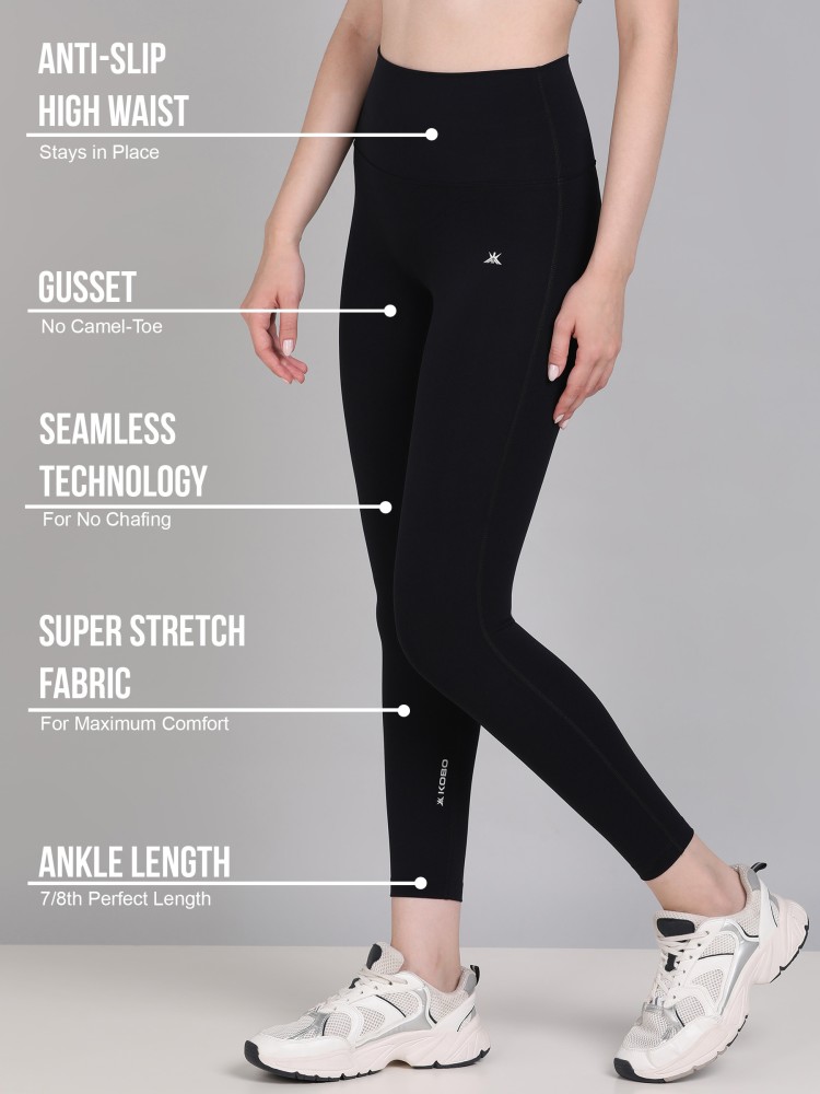 KOBO Solid Women Black Tights - Buy KOBO Solid Women Black Tights Online at  Best Prices in India