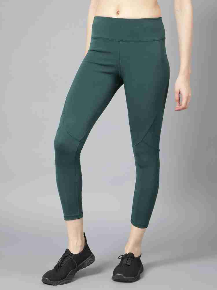 Cosvos Solid Women Dark Green Tights - Buy Cosvos Solid Women Dark Green  Tights Online at Best Prices in India