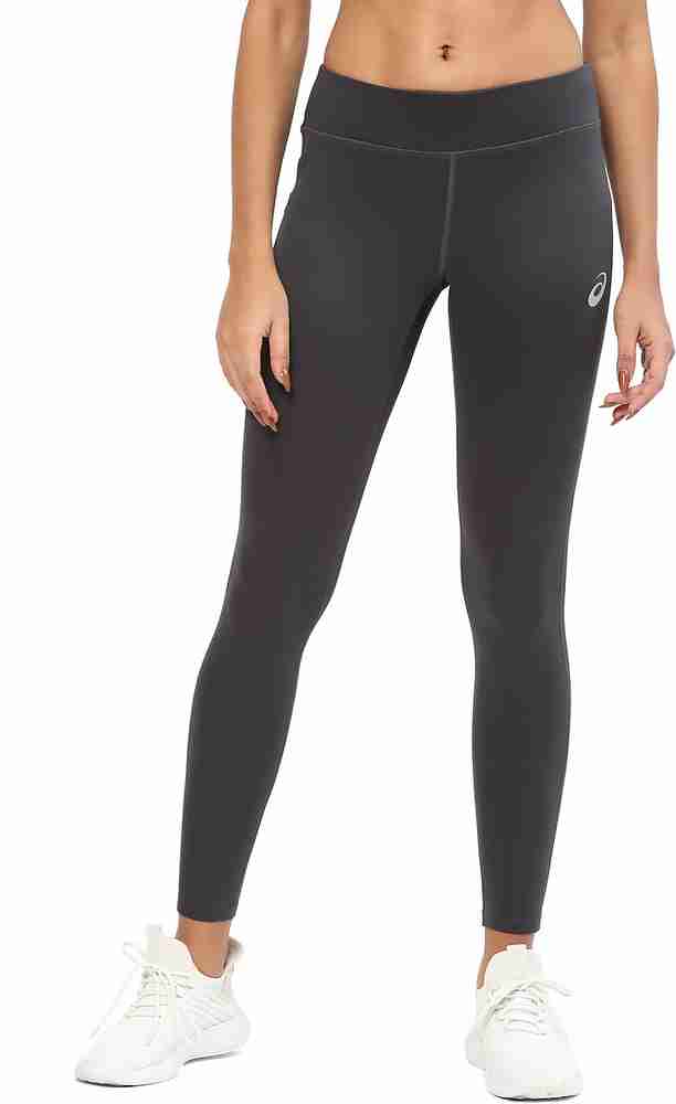 Asics Solid Women Grey Tights Buy Asics Solid Women Grey Tights