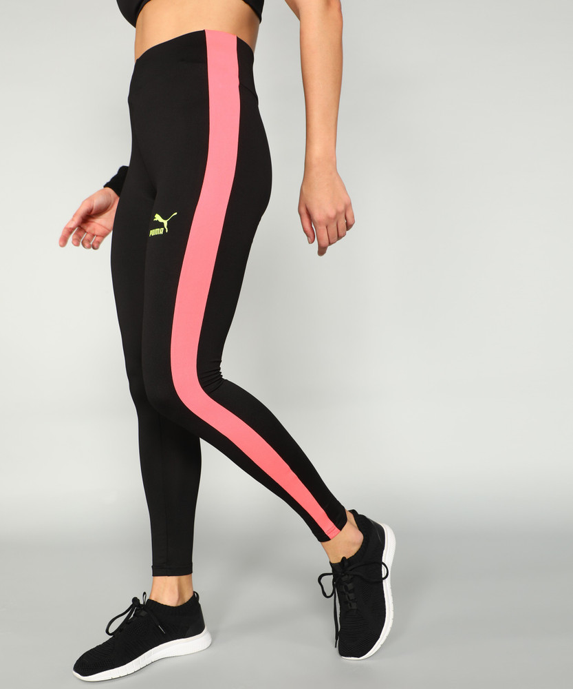 Pink and sales black puma leggings