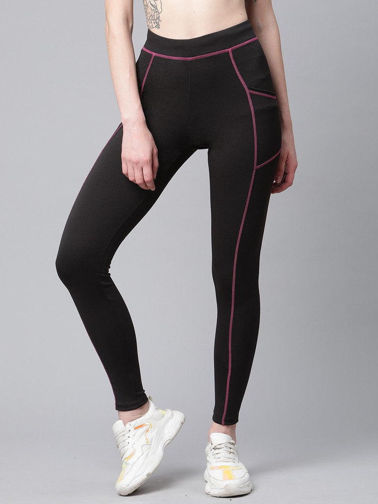 BLINKIN Solid Women Black Pink Tights Buy BLINKIN Solid Women Black Pink Tights Online at Best Prices in India Flipkart