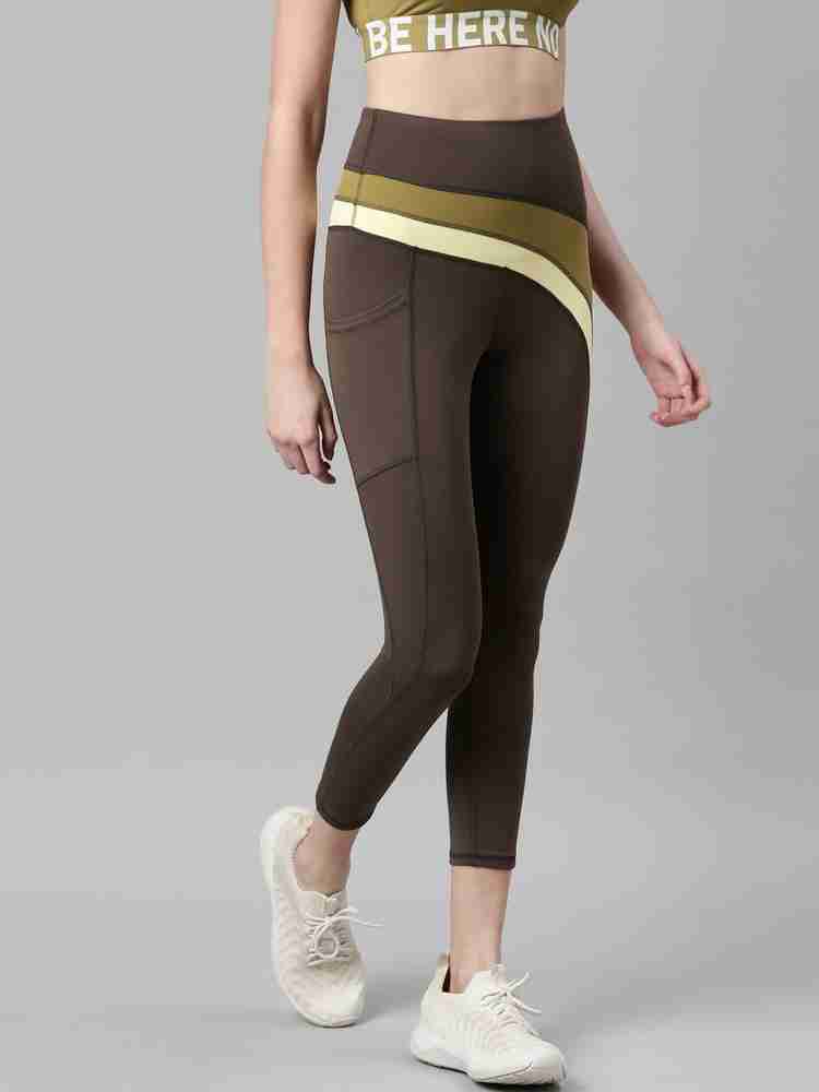 Enamor Self Design Women Green Tights Buy Enamor Self Design
