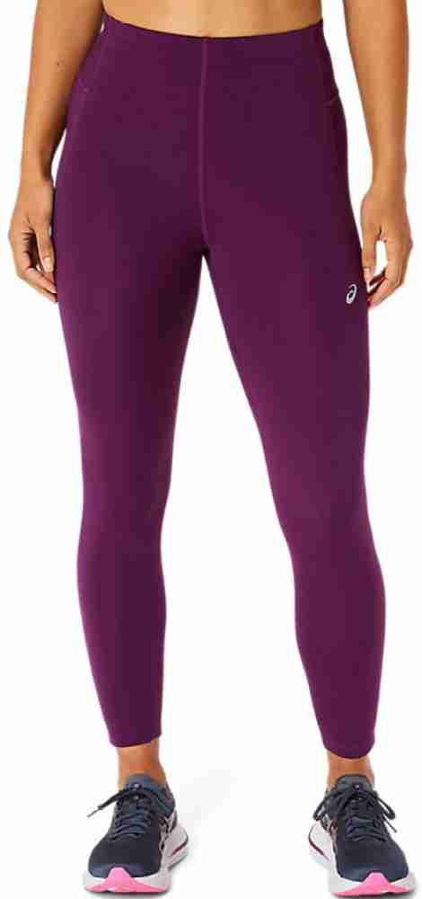 Asics Solid Women Purple Tights - Buy Asics Solid Women Purple Tights  Online at Best Prices in India