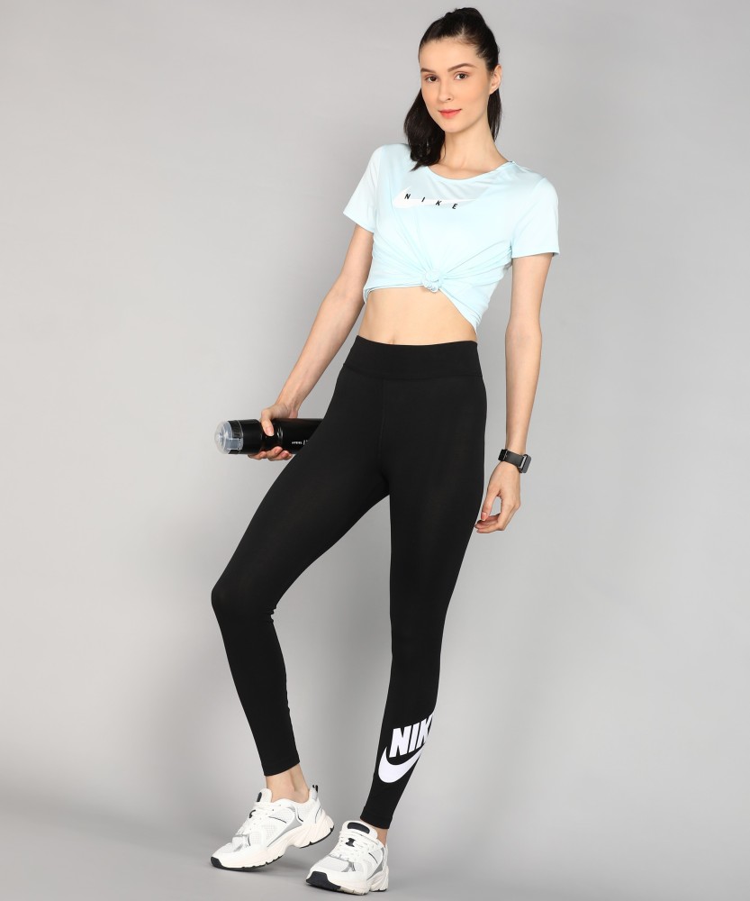Nike - Dri-Fit One 3/4 Tights Women black white at Sport Bittl Shop