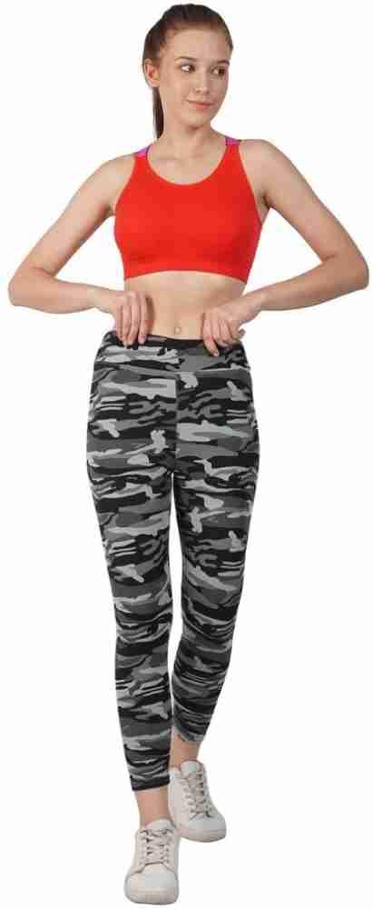 3X-Pro Printed Women Grey Tights - Buy 3X-Pro Printed Women Grey Tights  Online at Best Prices in India