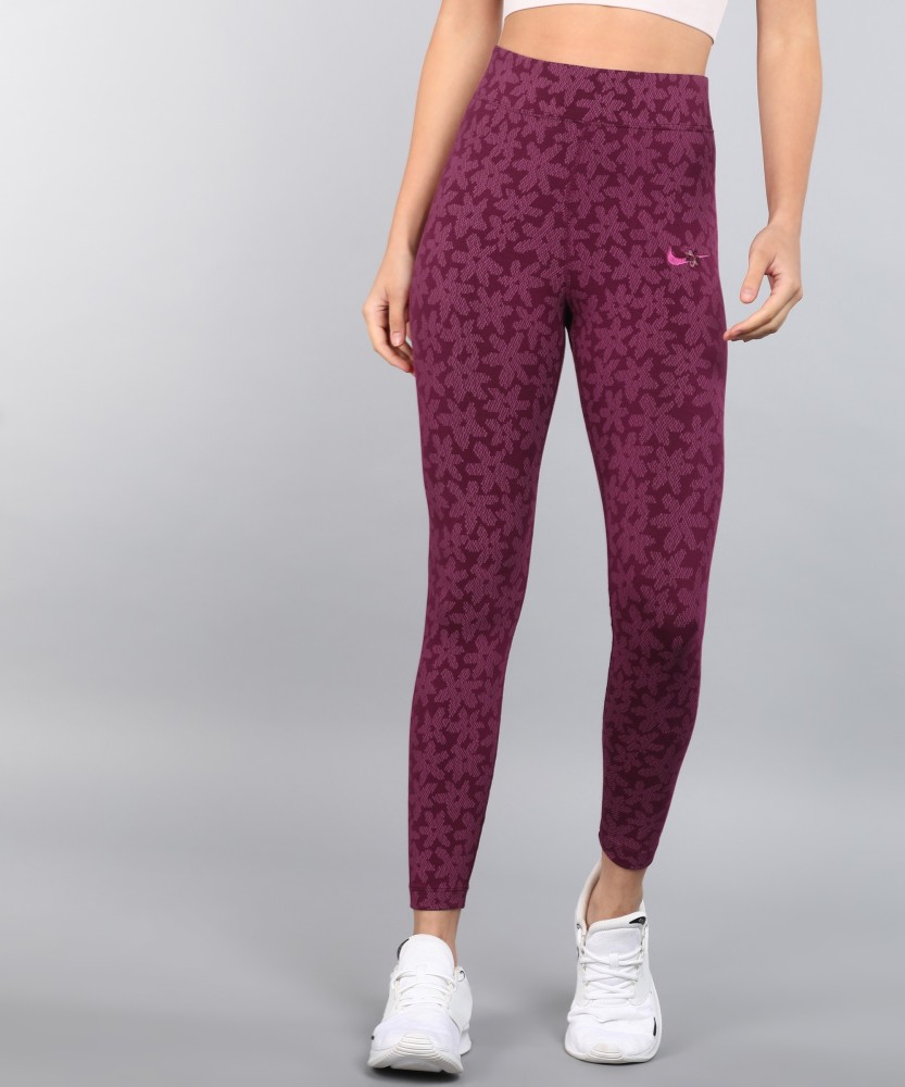 Nike pink maroon leopard leggings sweatshirt SET12m selling pomegranate