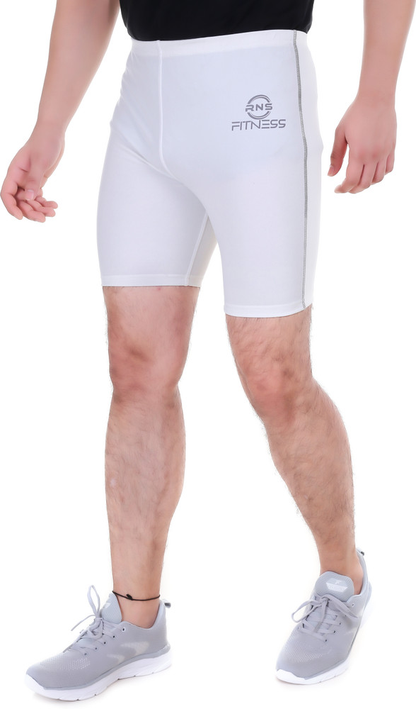 Men's compression workout shorts top