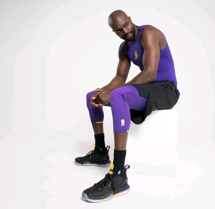Purple basketball tights store