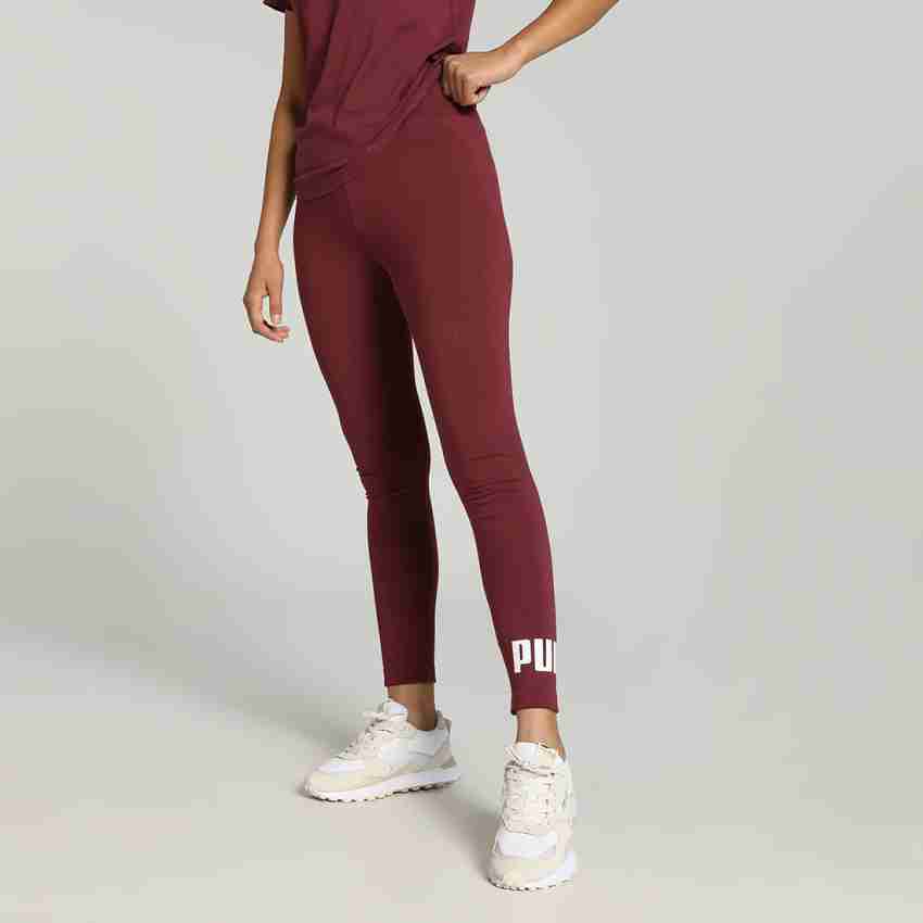 Burgundy puma leggings best sale