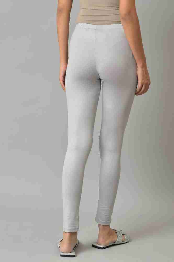 Aurelia Off-White Cotton Leggings