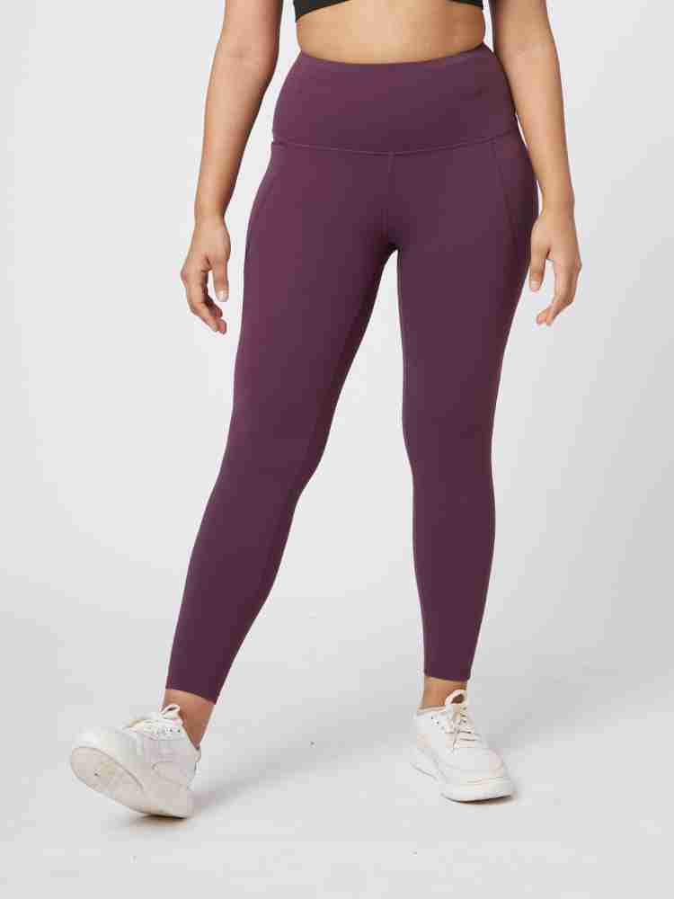 BlissClub Solid Women Purple Tights - Buy BlissClub Solid Women Purple Tights  Online at Best Prices in India