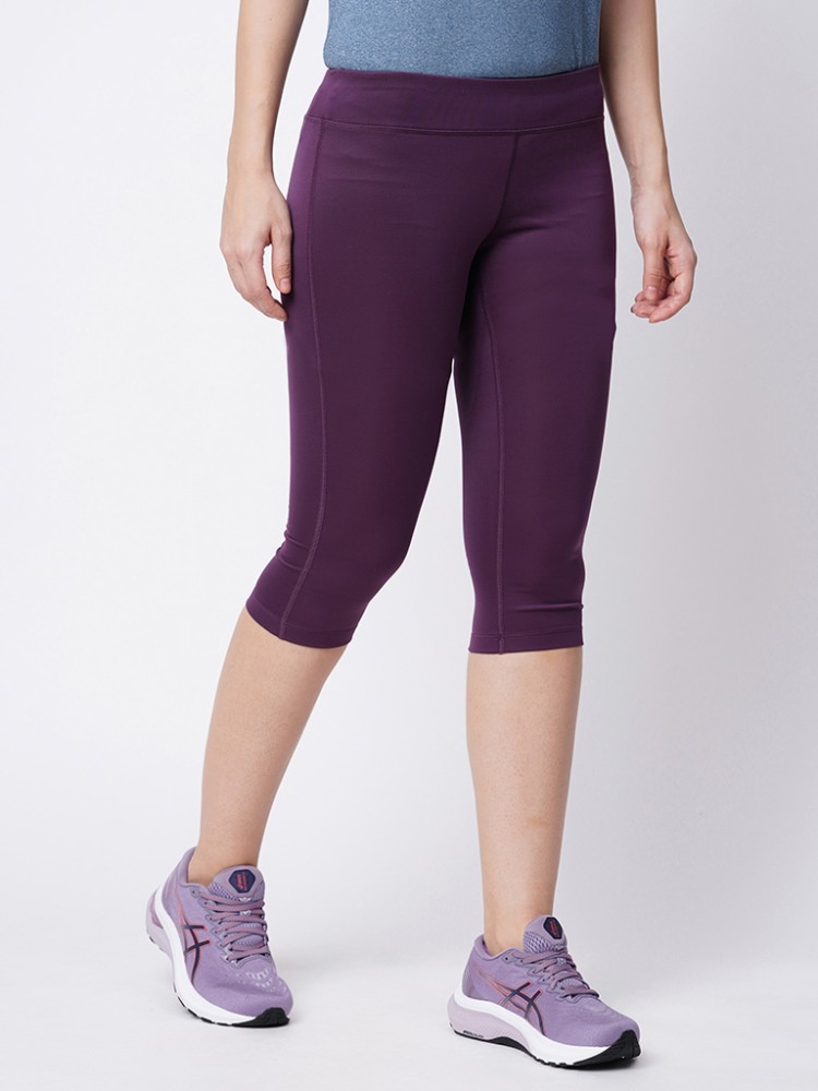 Asics Winter Womens Long Running Tights - Purple