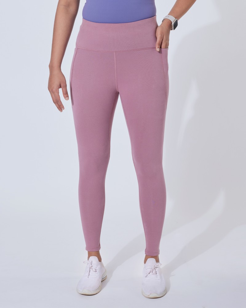 BlissClub Solid Women Pink Tights - Buy BlissClub Solid Women Pink Tights  Online at Best Prices in India