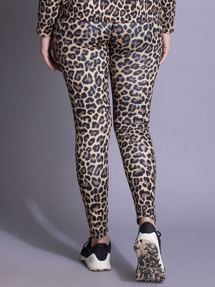 Clovia Animal Print Women Brown Tights - Buy Clovia Animal Print Women  Brown Tights Online at Best Prices in India