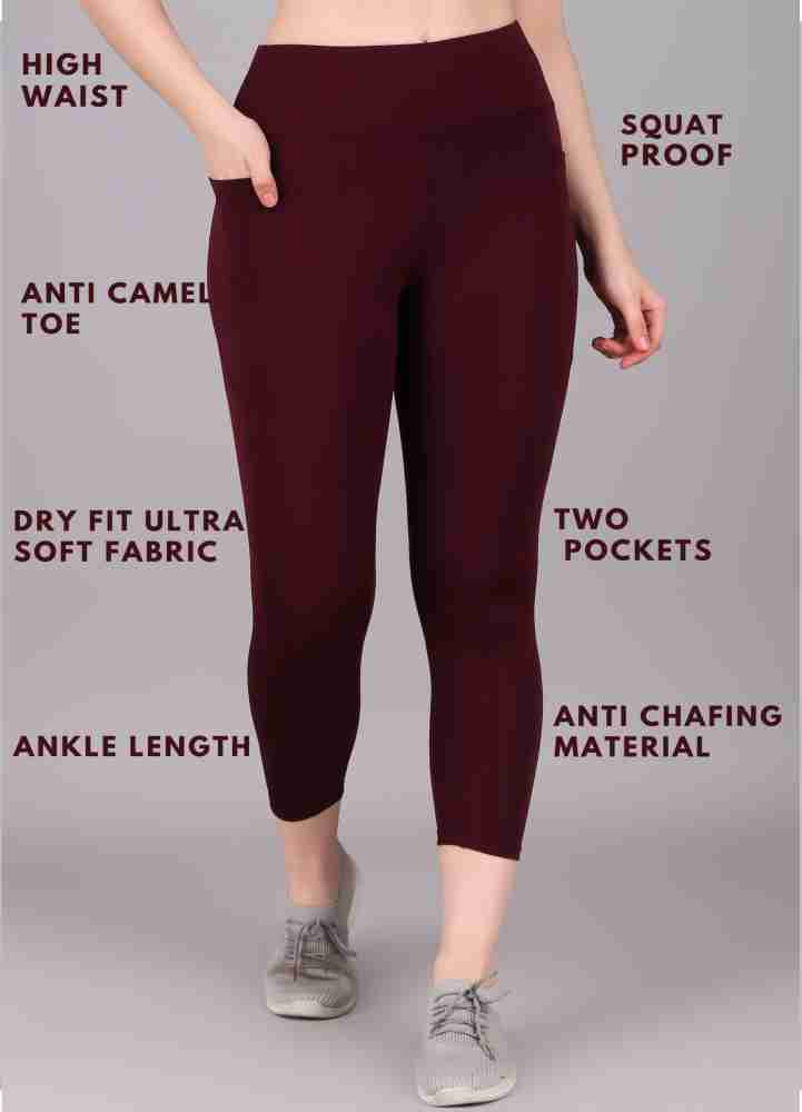Cosvos Activewear Leggings, Tights for Women | Squat Proof | Buttery Soft  Fabric | Ankle Length | Sports Fitness | Polyester Leggings Tights Without