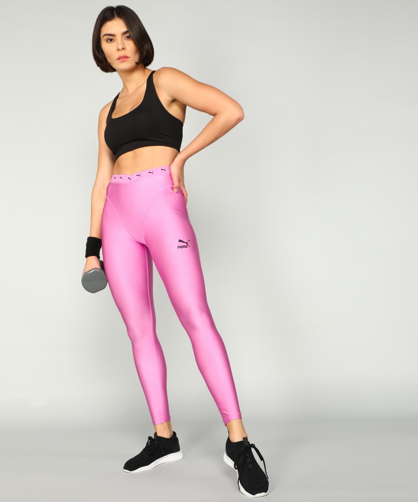 Puma ELLAVATE Eversculpt High Waist Full Tight Women Pink Tights (XL)