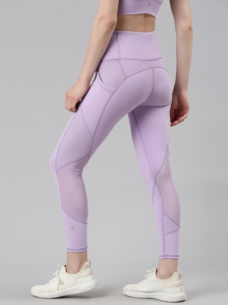 Enamor Solid Women Purple Tights - Buy Enamor Solid Women Purple