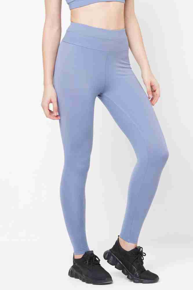 Laasa Sports Color Block Women Grey Tights - Buy Laasa Sports