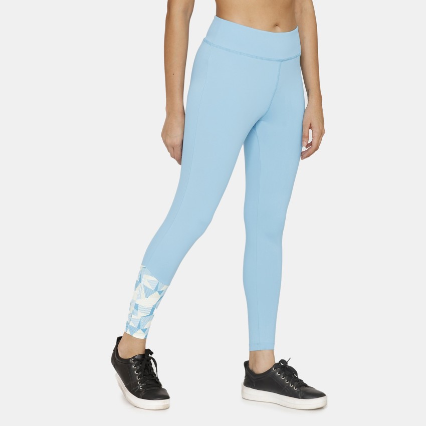 Buy Zelocity by Zivame Blue Logo Print Joggers for Women's Online