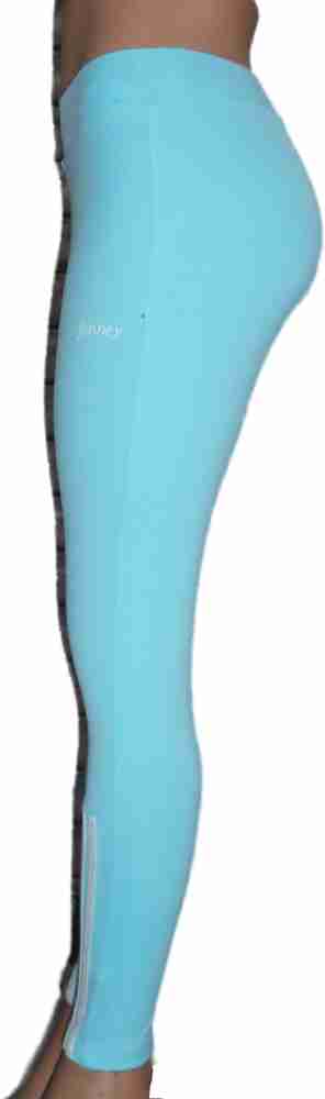 Crazy Fits Solid Women Blue Tights - Buy Crazy Fits Solid Women Blue Tights  Online at Best Prices in India