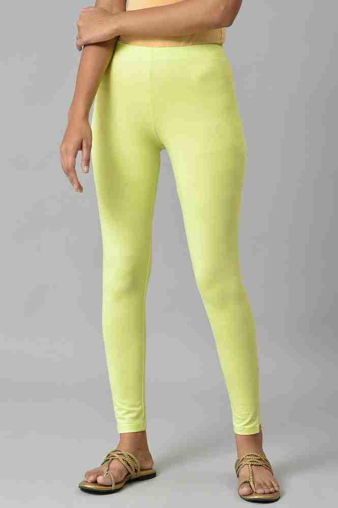 Aurelia Solid Women Yellow Tights - Buy Aurelia Solid Women Yellow Tights  Online at Best Prices in India