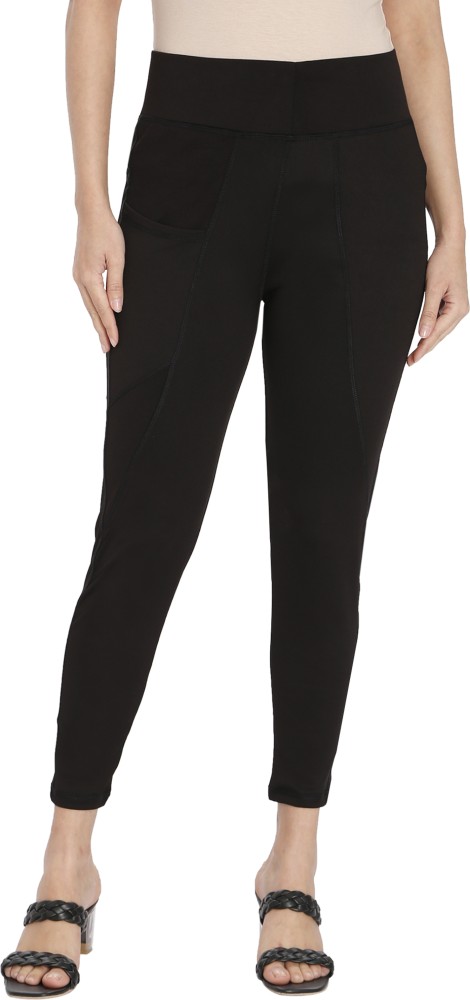 fit magic Solid Women Black Tights - Buy fit magic Solid Women Black Tights  Online at Best Prices in India