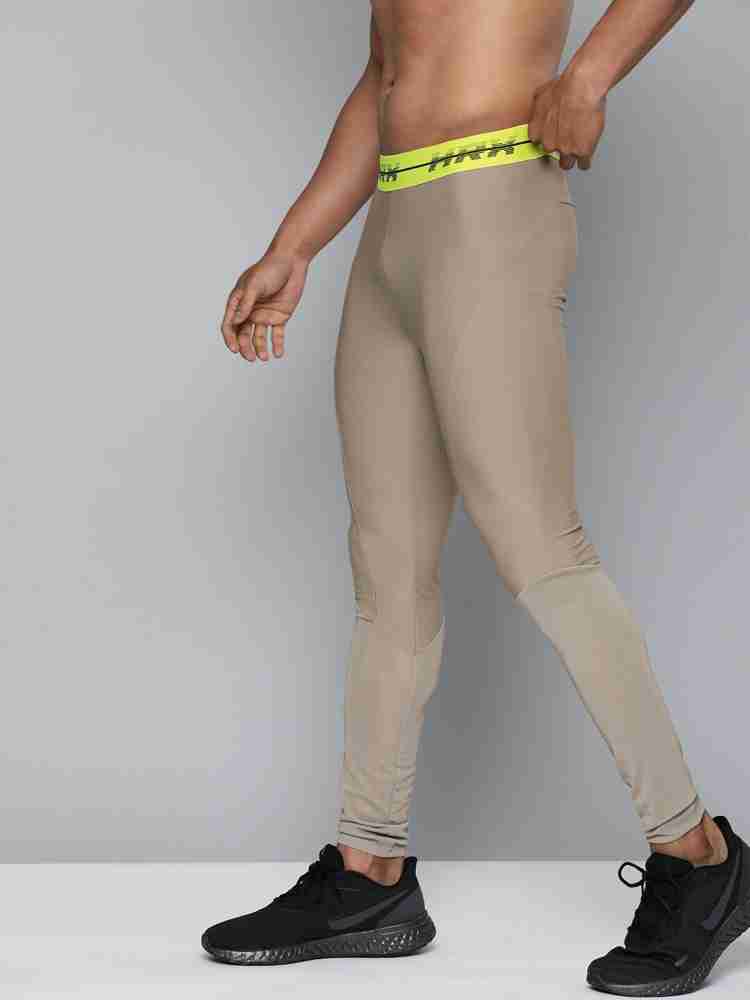 HRX by Hrithik Roshan Solid Men Grey Tights - Buy HRX by Hrithik Roshan  Solid Men Grey Tights Online at Best Prices in India