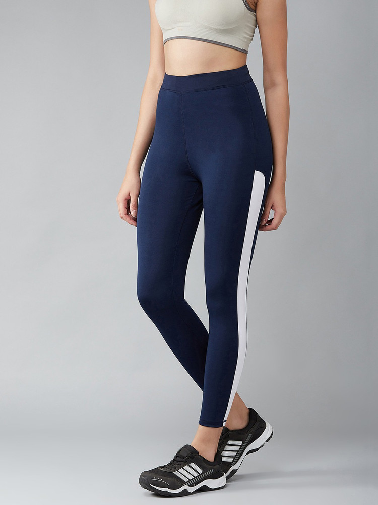blue leggings and top