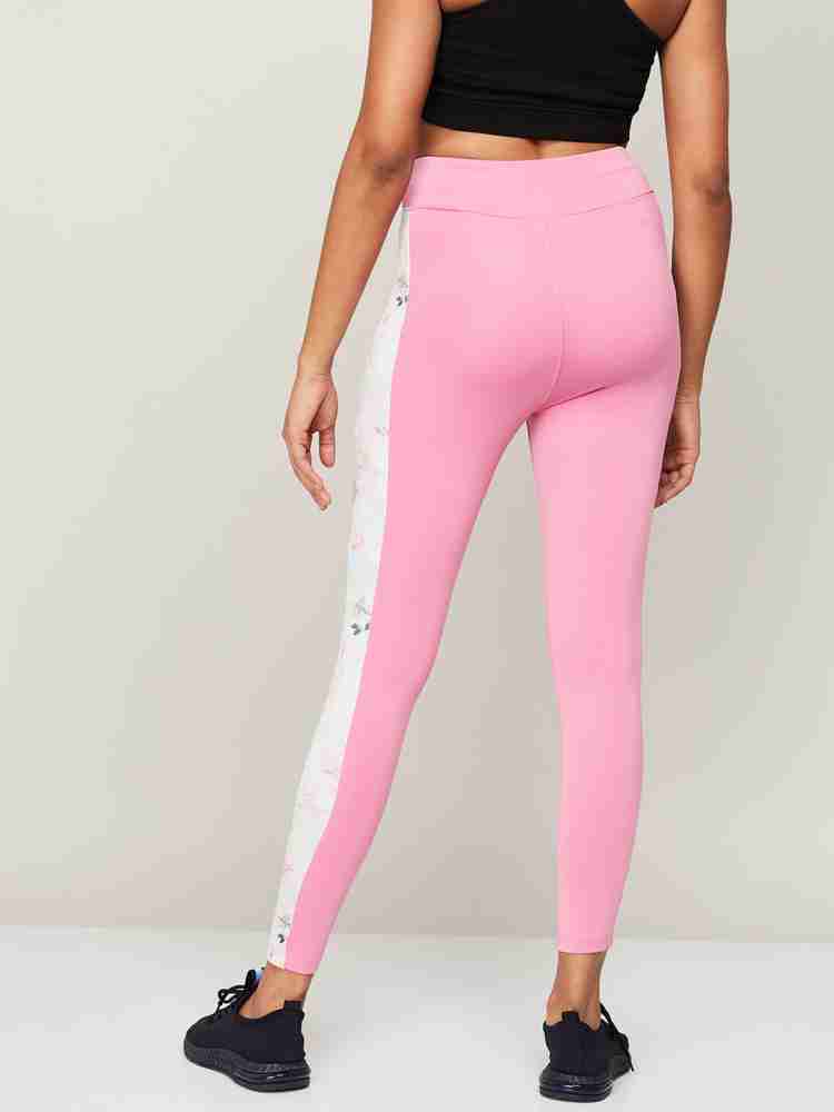 Kappa Solid Women Pink Tights - Buy Kappa Solid Women Pink Tights Online at  Best Prices in India