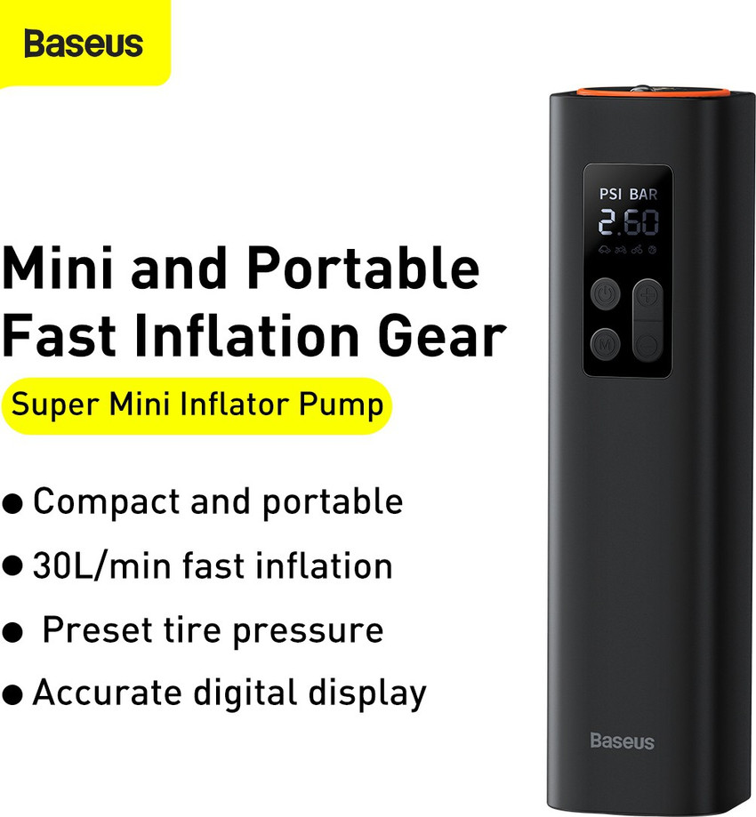 Baseus car shop inflator pump