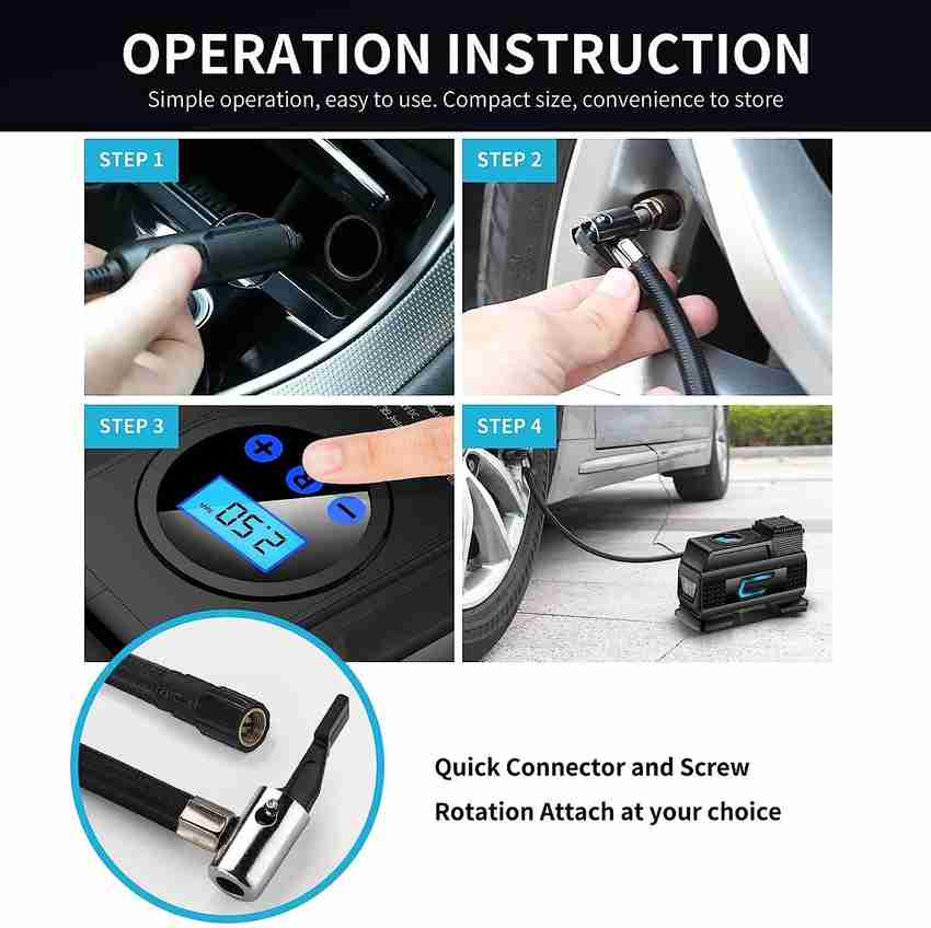 240v car shop tyre pump