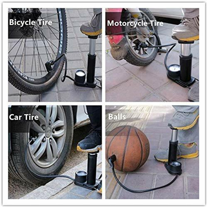 Bike pump car tire shop
