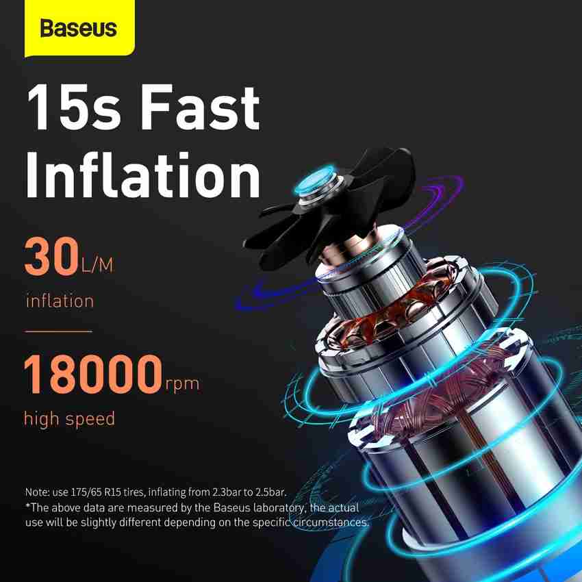 Baseus 150 psi Tyre Air Pump for Car Bike Price in India Buy