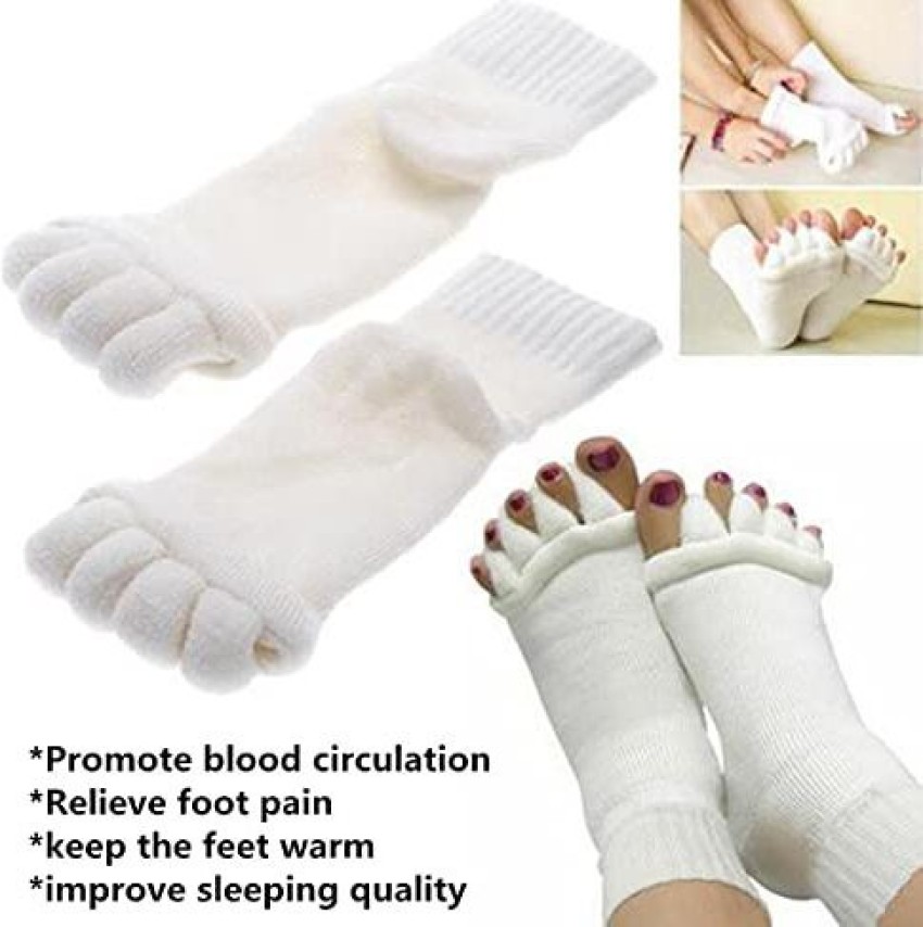 RuiChy Toe Separator Socks with Bunion Pads, Foot Alignment Socks Bunion Toe  Socks - Price in India, Buy RuiChy Toe Separator Socks with Bunion Pads, Foot  Alignment Socks Bunion Toe Socks Online