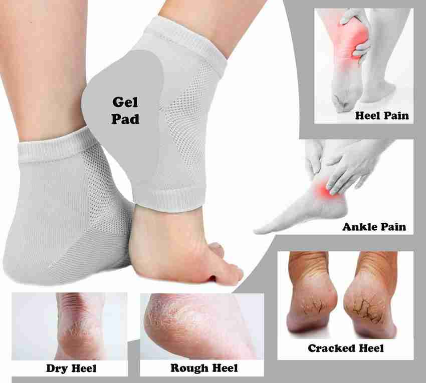 HPGTRADERS Silicone Gel Heel Socks for Dry Hard Cracked Heel Cushion Support Pack Of 1 Price in India Buy HPGTRADERS Silicone Gel Heel Socks for Dry Hard Cracked Heel Cushion Support