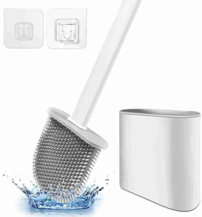 PRAMUKHSWAMI DARSHAN Silicon Toilet Cleaning Brush with Slim No-Slip Long  Handle Price in India - Buy PRAMUKHSWAMI DARSHAN Silicon Toilet Cleaning  Brush with Slim No-Slip Long Handle online at