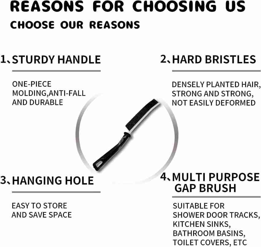 Gap Cleaning Brush Hard-Bristled Crevice Cleaning Brush Multi-Functional  Dead-En