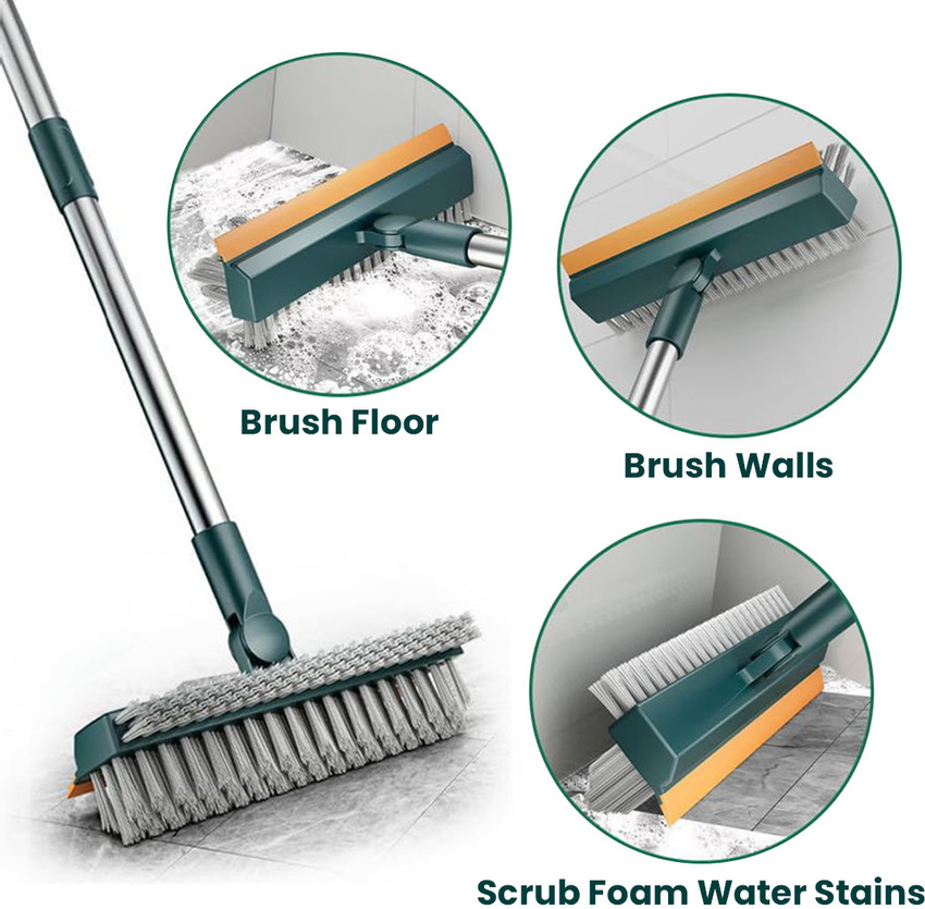 Floor cleaning brush with long handle hotsell