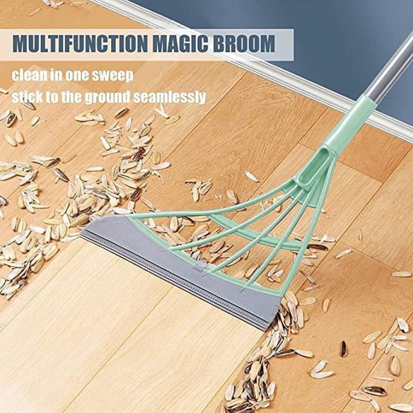 Multifunctional magic broom Wiper mop Bathroom floor glass wiper Soft rubber  broom folding scraper