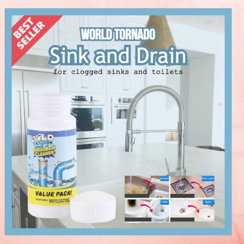 How to unclog kitchen sink / Wild Tornado Clogged Sink and Drain