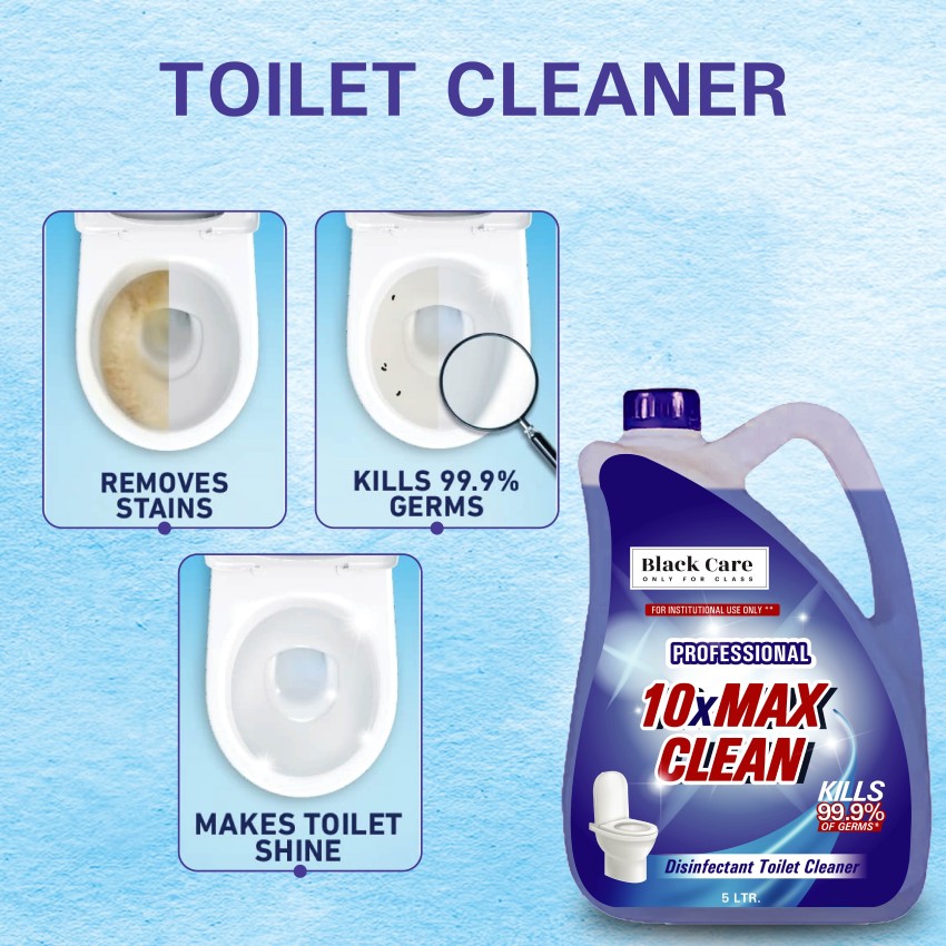 Black Care Toilet Cleaner. Kills 99.9% of germ with Sparkling Shine Floral  Liquid Toilet Cleaner Price in India - Buy Black Care Toilet Cleaner. Kills  99.9% of germ with Sparkling Shine Floral